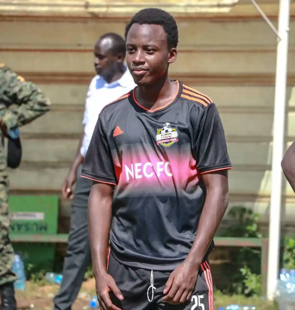 Daniel Sekitto in NEC FC kit